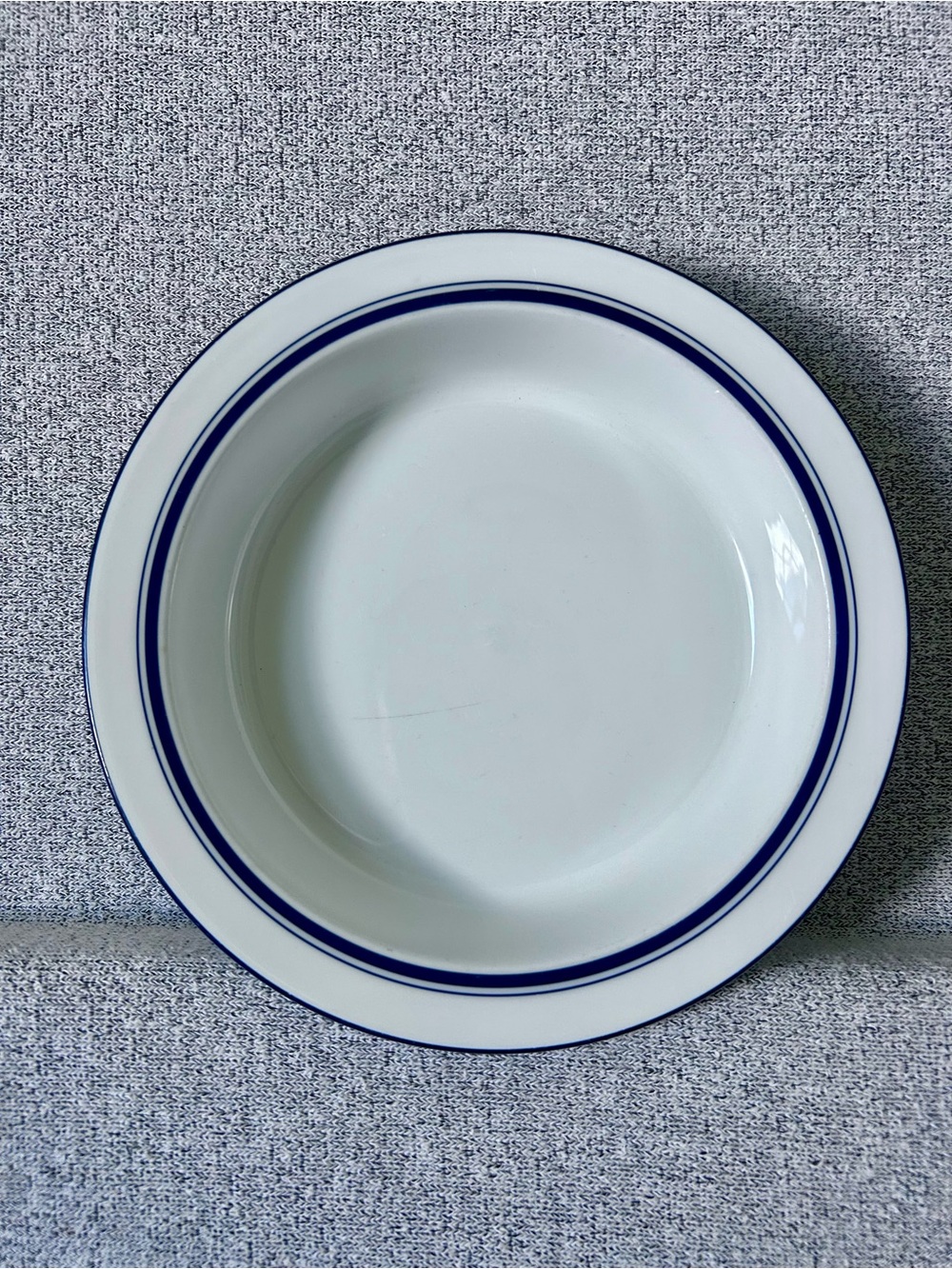 VTG Dansk Bistro Christianshavn Blue 8" Rimmed Soup Bowl No Country Backstamp
